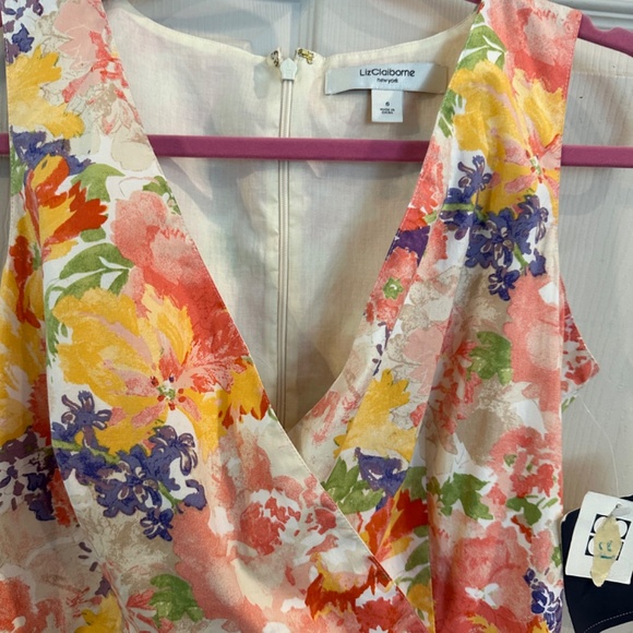 Vintage Liz Claiborne Floral Sundress NWT - Picture 3 of 3